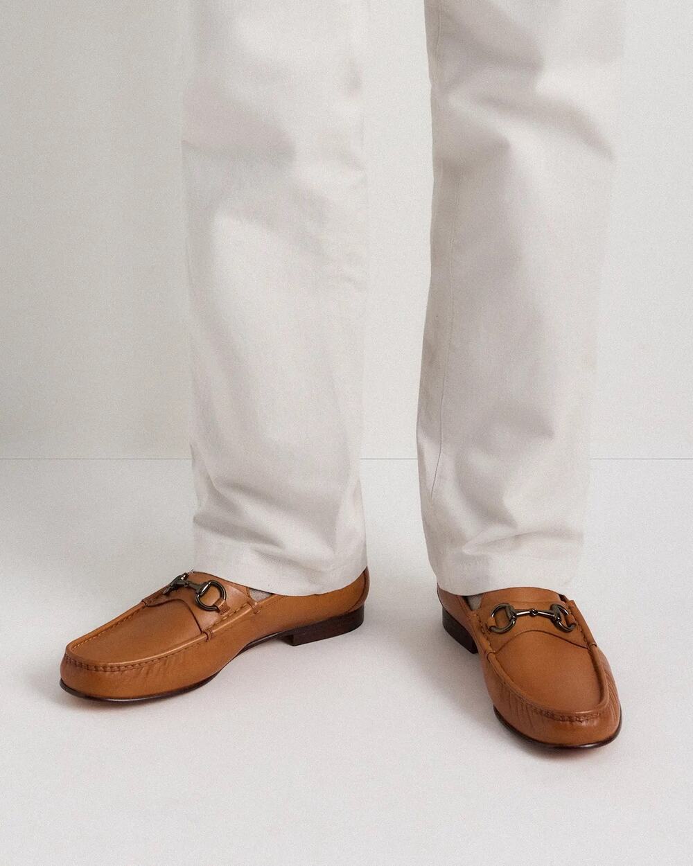 Quince Men’s Calfskin Leather Horsebit Loafers Tan Size 11 NIB Quiet Luxury